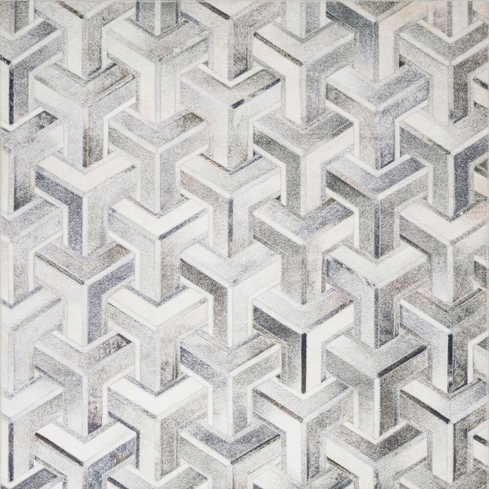 Loloi II Maddox MAD-05 3&#39;6&quot; x 5&#39;6&quot; Silver and Ivory Area Rug, , large