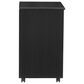 Linon Home Decor Cary 6-Drawer Wide Rolling Cart in Black, , large