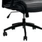 Simeon Collection Leather Desk Chair in Smooth Black, , large