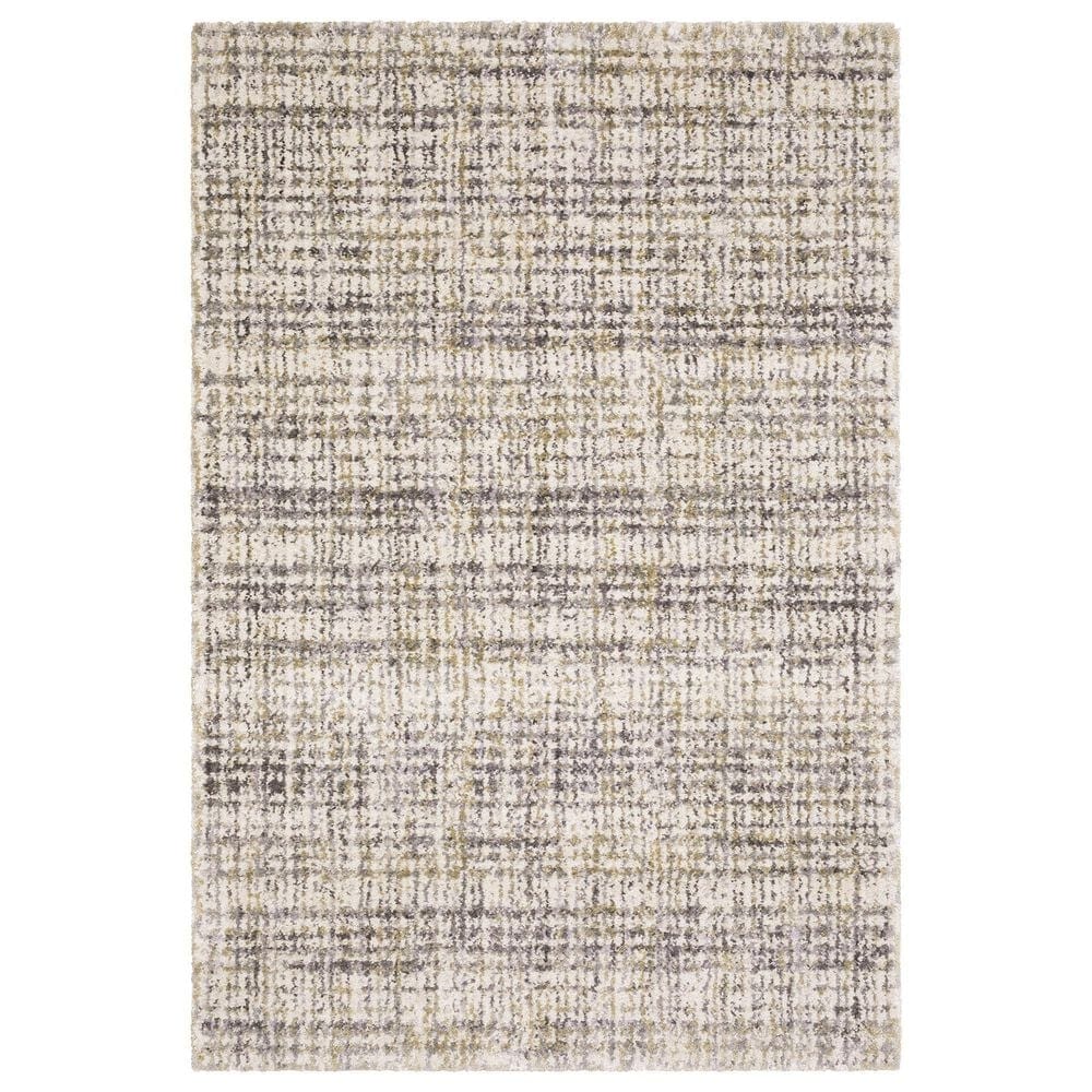 Oriental Weavers Aspen 2877B Ivory and Gold 5"3" x 7"6" Area Rug, , large