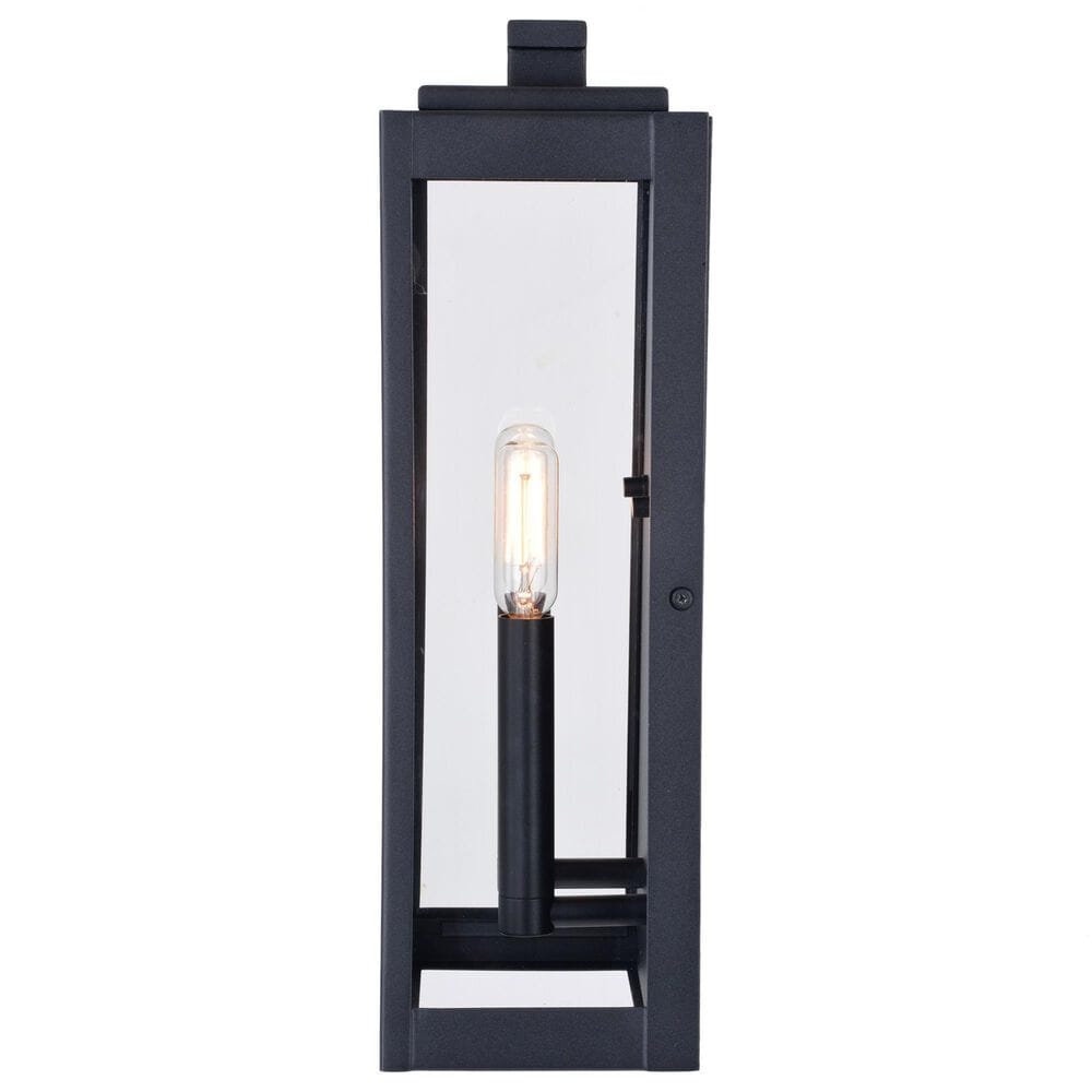 Vaxcel Hampton 2-Light Outdoor Wall Mount in Textured Black, , large