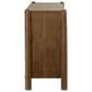Riverside Furniture Henderson Queen Platform Panel Bed with Dresser and Nightstand in Toasted Pecan, , large