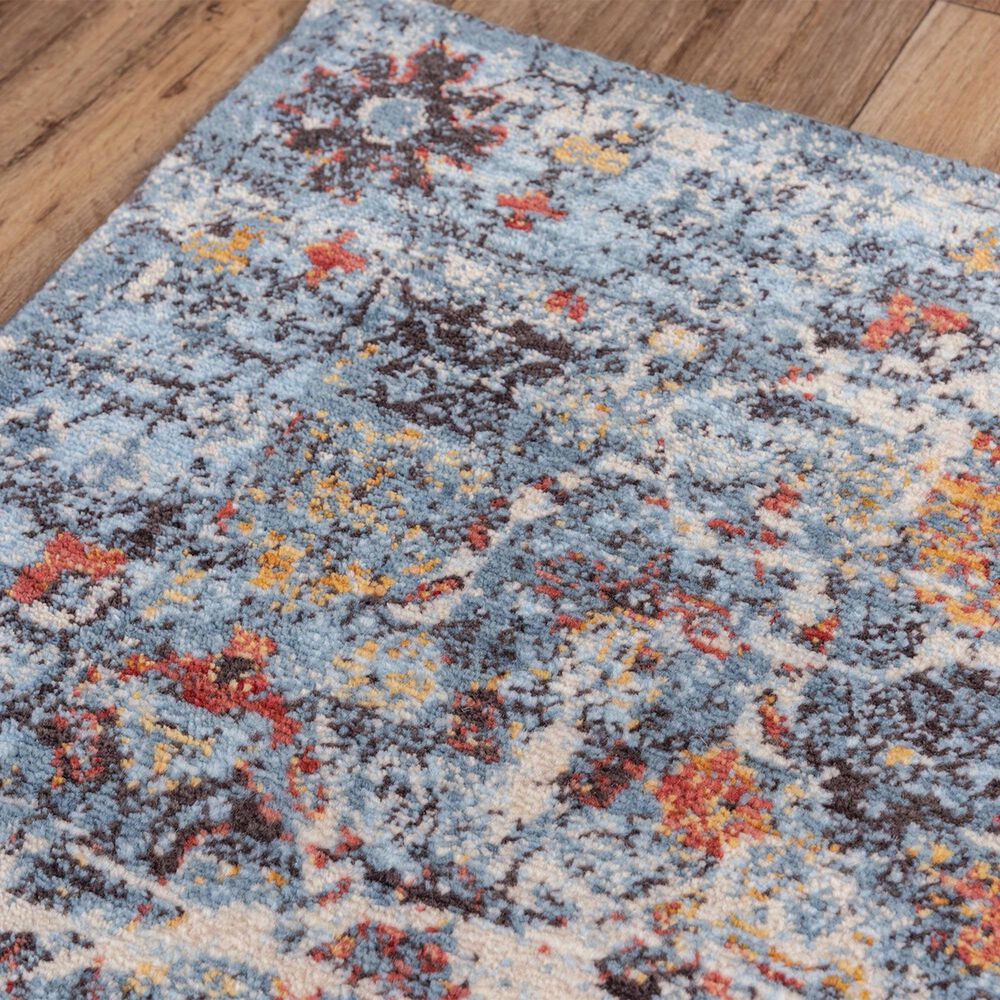 RIZZY Ovation OVA105 8&#39; x 10&#39; Blue and Beige Area Rug, , large