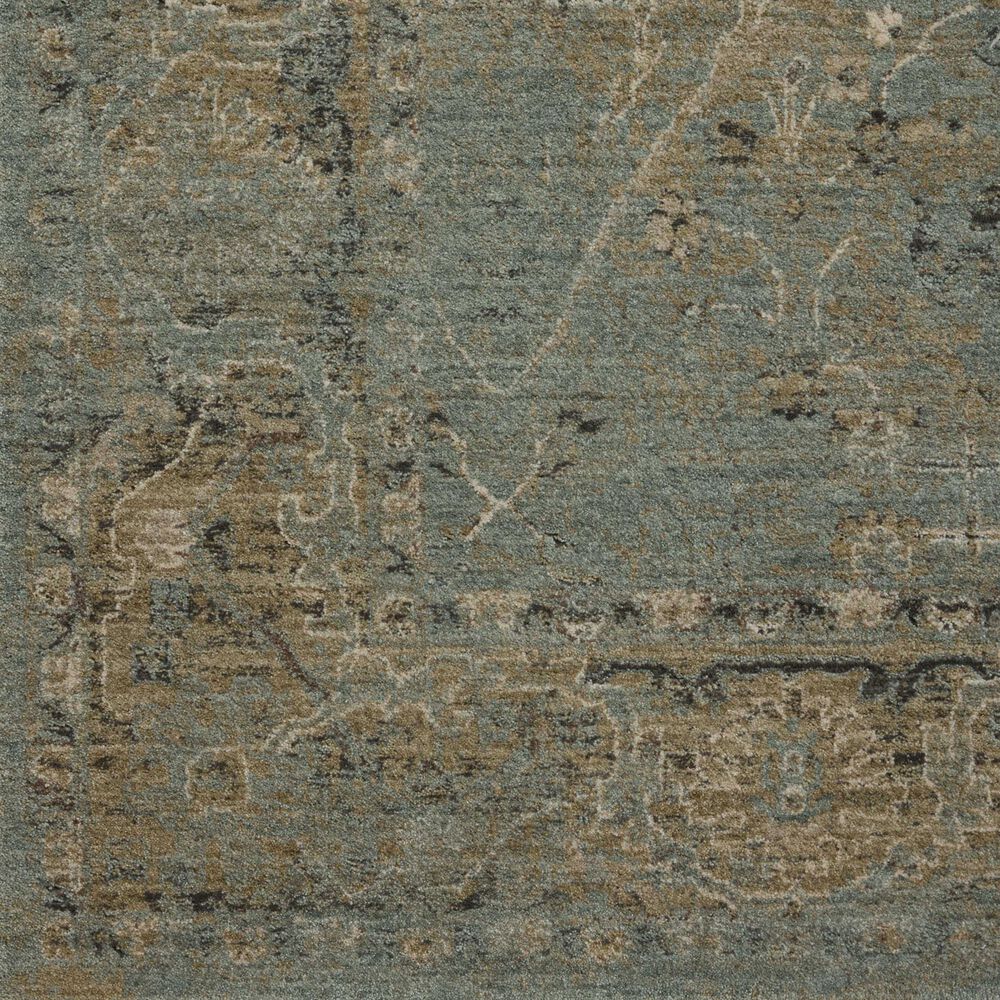 Loloi Briar Aqua and Olive 5'3" x 7'6" Area Rug, , large
