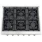 Thor Kitchen 36" Professional Liquid Propane Cooktop in Stainless Steel, , large