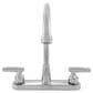 MS International 2-Handle Kitchen Faucet with Side Sprayer in Chrome, , large