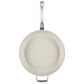 Circulon 12" Ceramic Nonstick Frying Pan with Lid in Pearl White, , large
