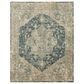 Karastan Marash Ezine 9" x 12"2" Blue Area Rug, , large