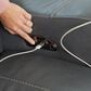 Catnapper Angelo Power Reclining Console Loveseat with Power Headrest in Gunmetal, , large