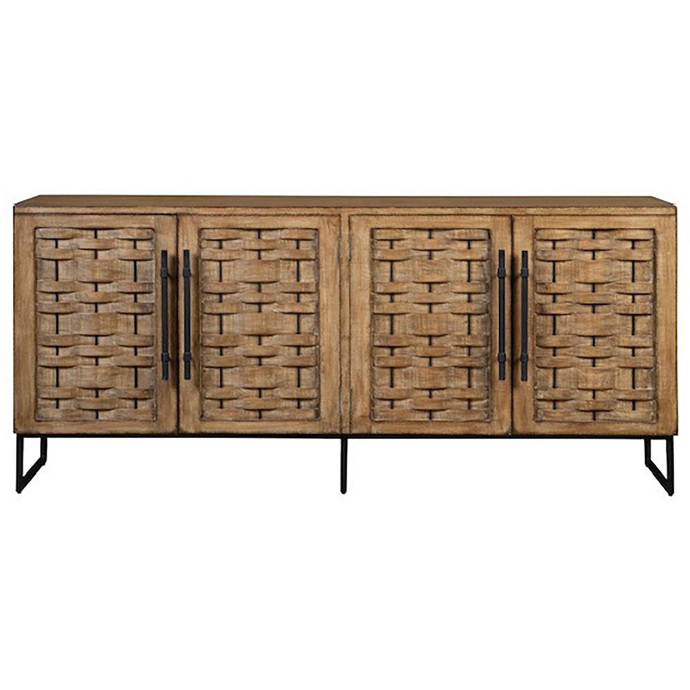 Nest Home Collections Madison 4-Door Sideboard in Antique Natural, , large