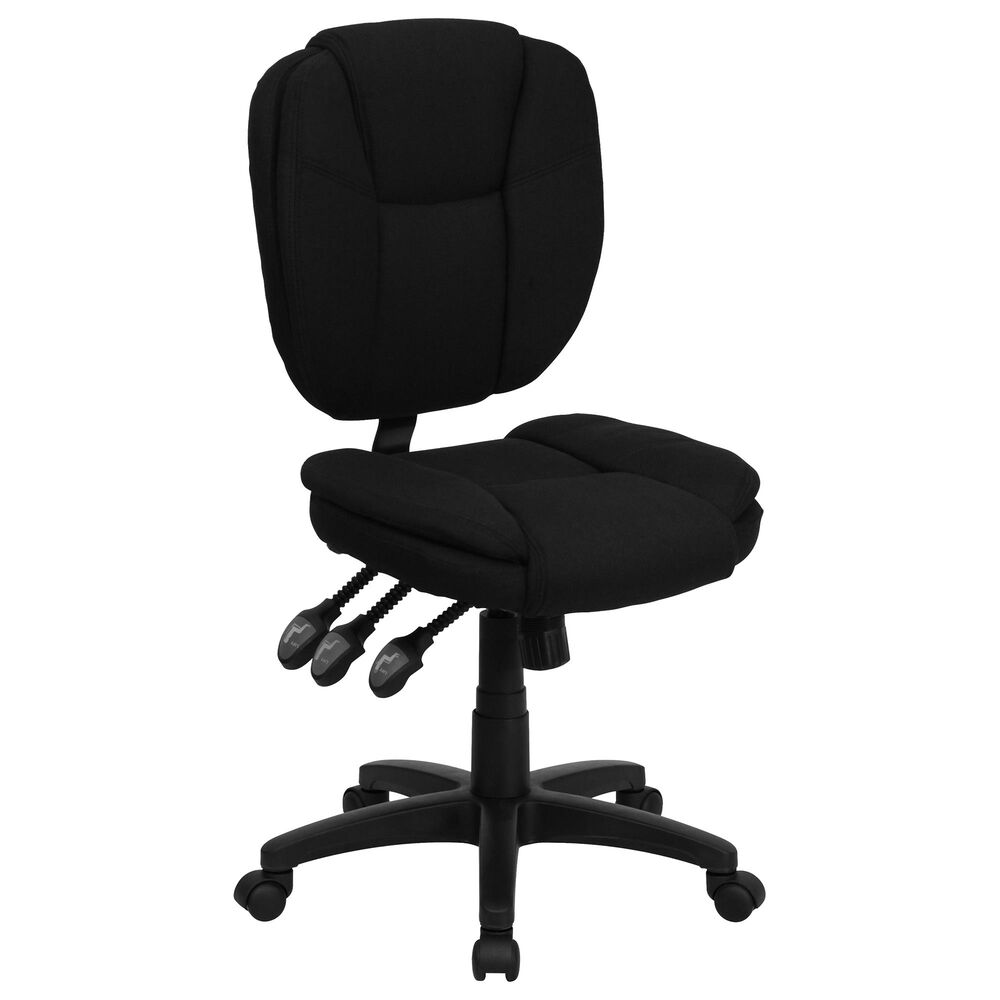 Flash Furniture Swivel Task Chair in Black, , large