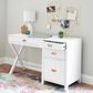 Linon Home Decor Peggy Side Storage Desk in White, , large