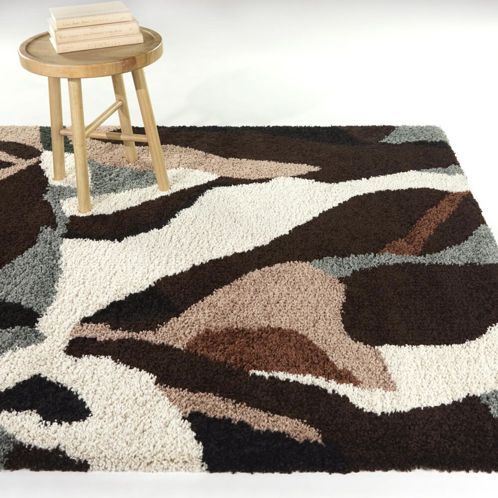 Balta Rugs Stella Orin Brown 5'3" x 7' Area Rug, , large