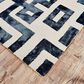 Feizy Lorrain 8" x 11" Noir Area Rug, , large