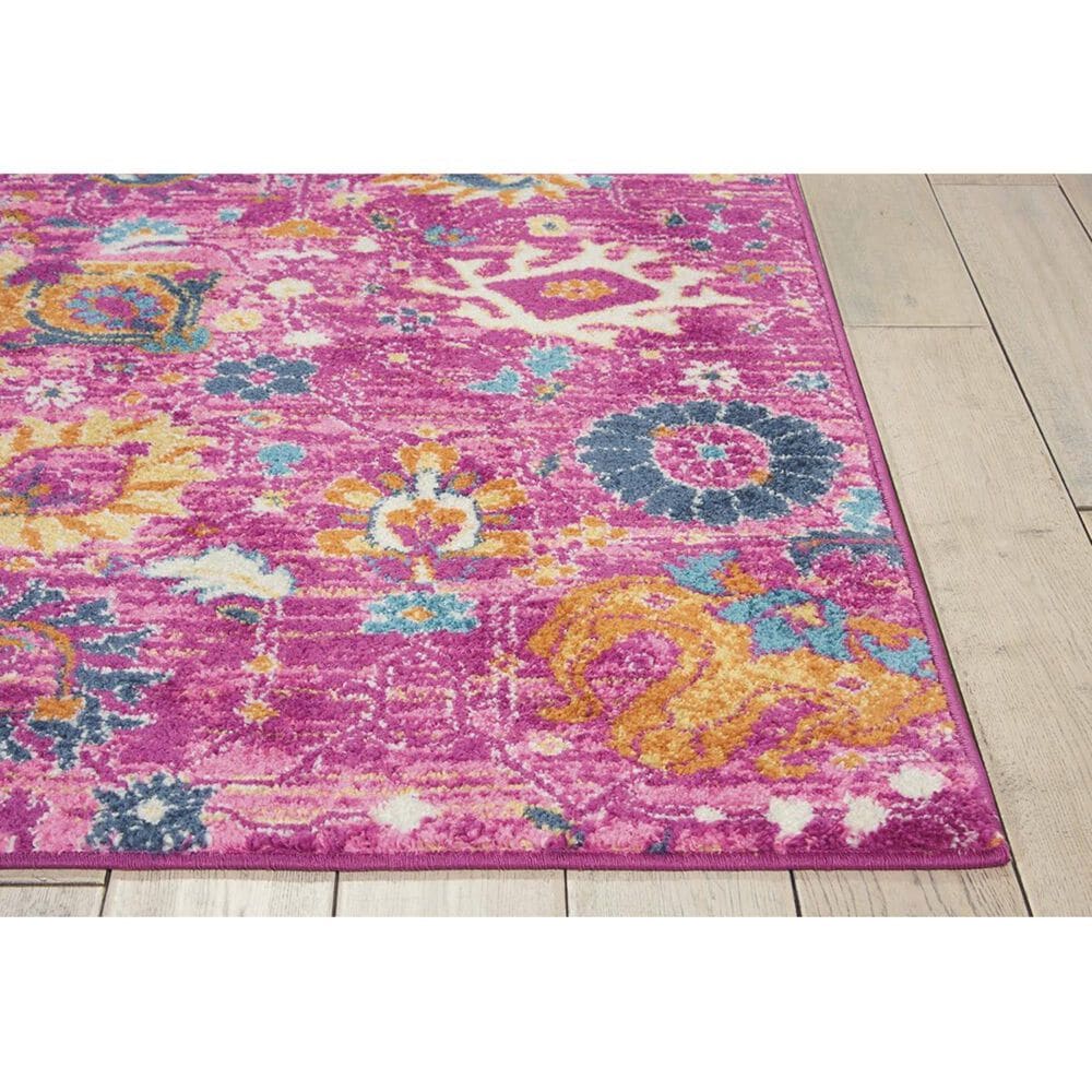 Nourison Passion PSN01 3&#39;9&quot; x 5&#39;9&quot; Fuchsia Area Rug, , large