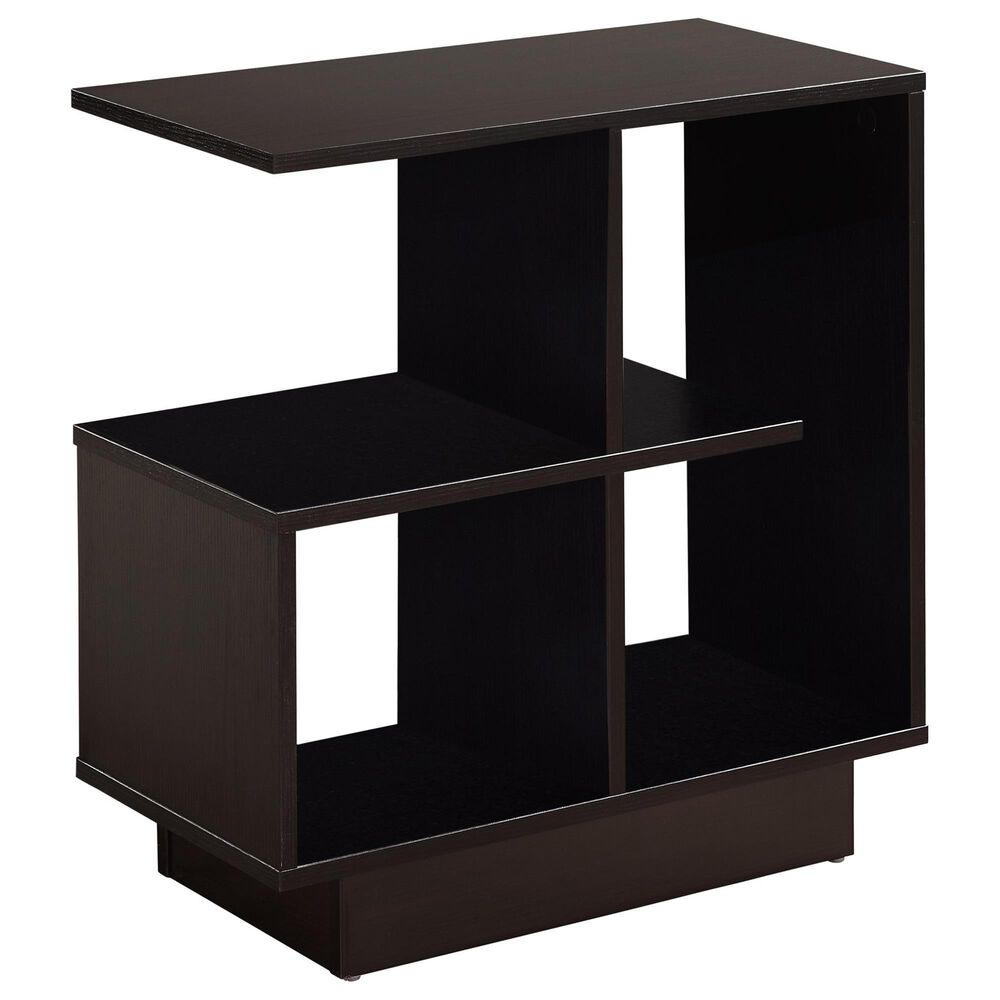 Monarch Specialties 24" Accent Table in Cappuccino, , large