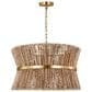 Murray Feiss Thurlo 3-Light Medium Hanging Shade in Satin Brass, , large