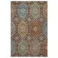 Dalyn Rug Company Silk Road Chocolate, Ivory, Gold, Copper, Gray, Taupe and Blue 5" x 7"6" Area Rug, , large