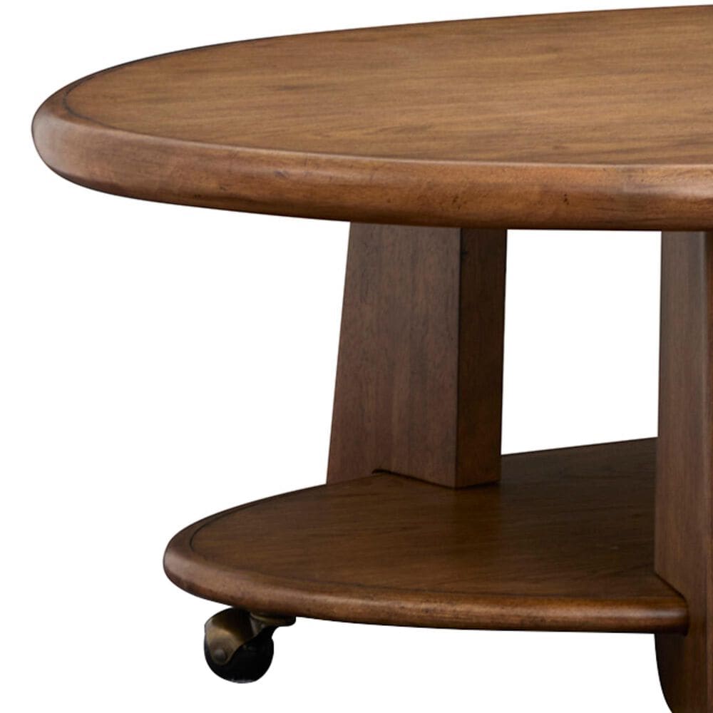 Nicolette Home Tanner Cocktail Table with Casters in Tawny Brown, , large