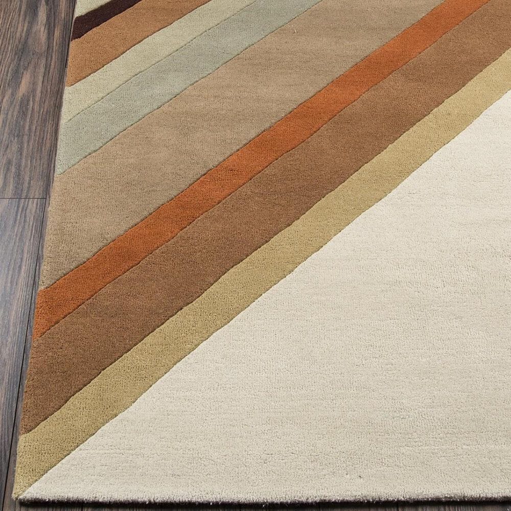 Novogratz Delmar DEL-05 5" x 8" Brown Area Rug, , large