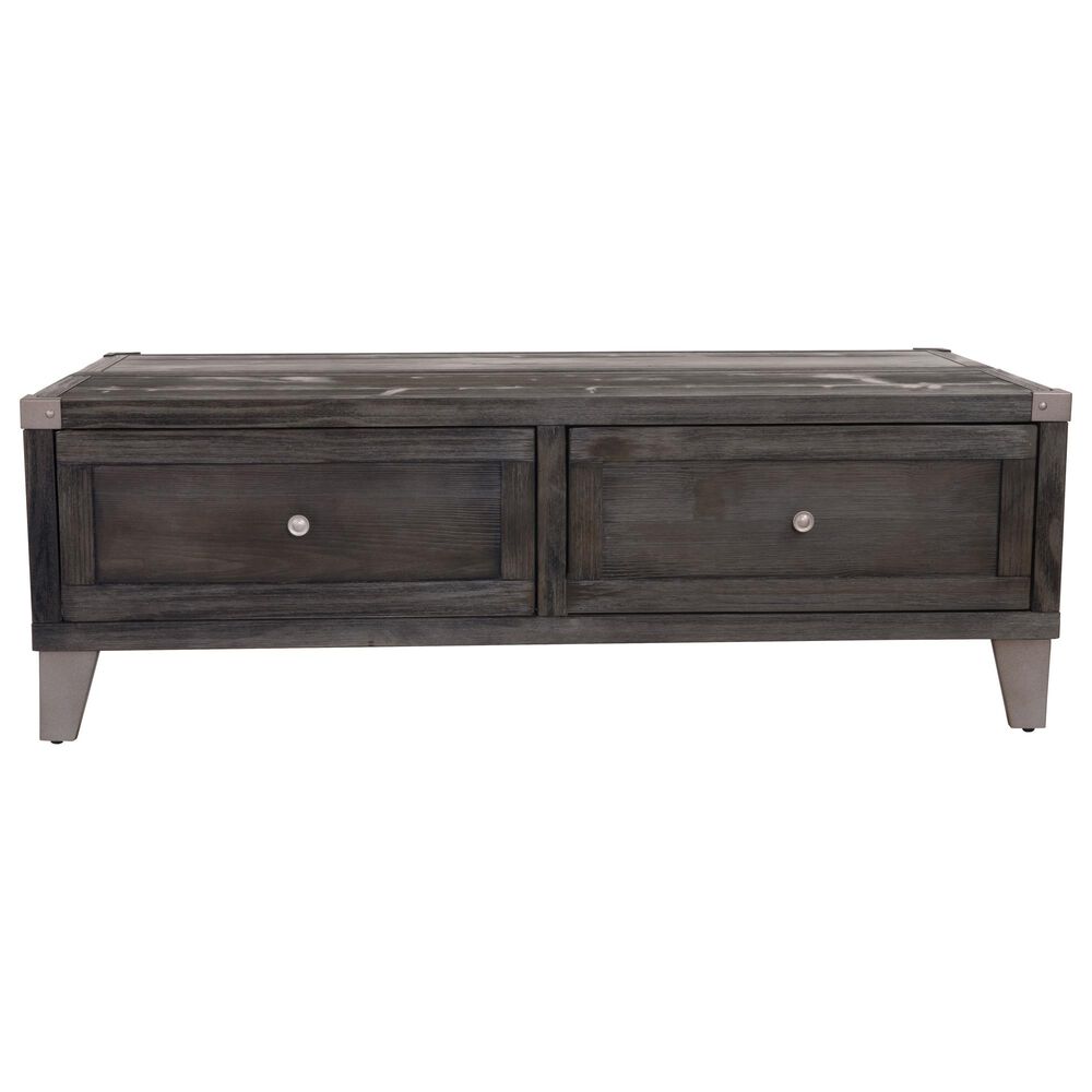 Ashley Todoe Lift Top Cocktail Table in Dark Gray, , large