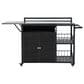 Hearth and Haven Patio Serving Cart in Dark Brown, , large