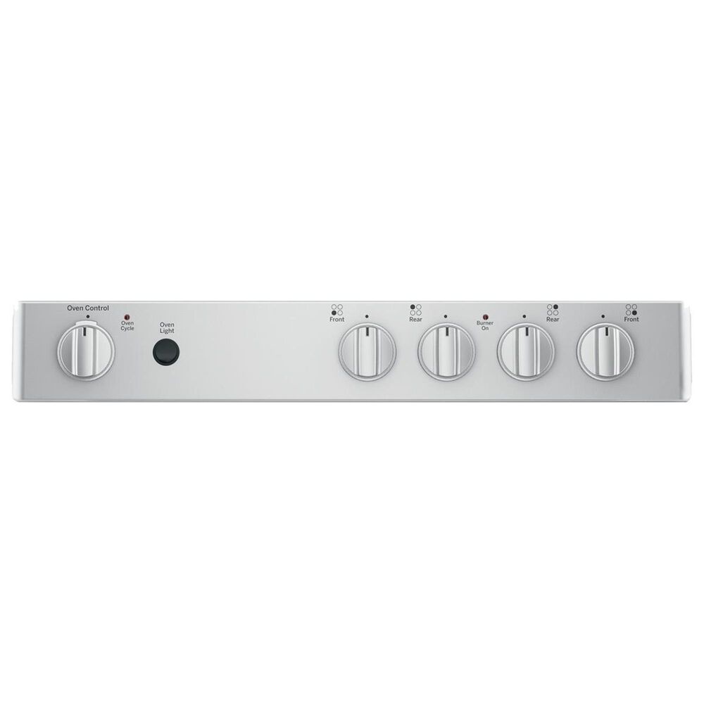 GE Appliances 24&quot; Smooth Top Electric Range with Steam Clean in Stainless Steel, , large