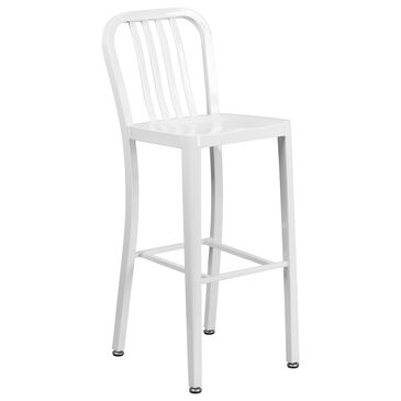 Flash Furniture 30" Barstool in White, , large