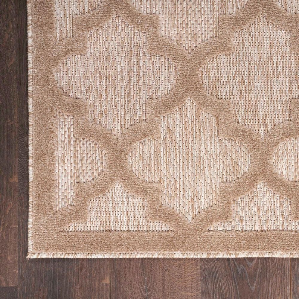 Nourison Easy Care 9&#39; x 12&#39; Natural Beige Indoor/Outdoor Area Rug, , large