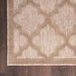 Nourison Easy Care 9" x 12" Natural Beige Indoor/Outdoor Area Rug, , large