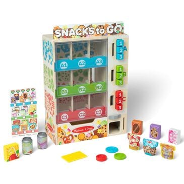 Melissa & Doug Wooden Vending Machine Toy Set in Multicolor, , large