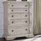 Ashley Bruchandi 5-Drawer Chest in Antiqued White, , large