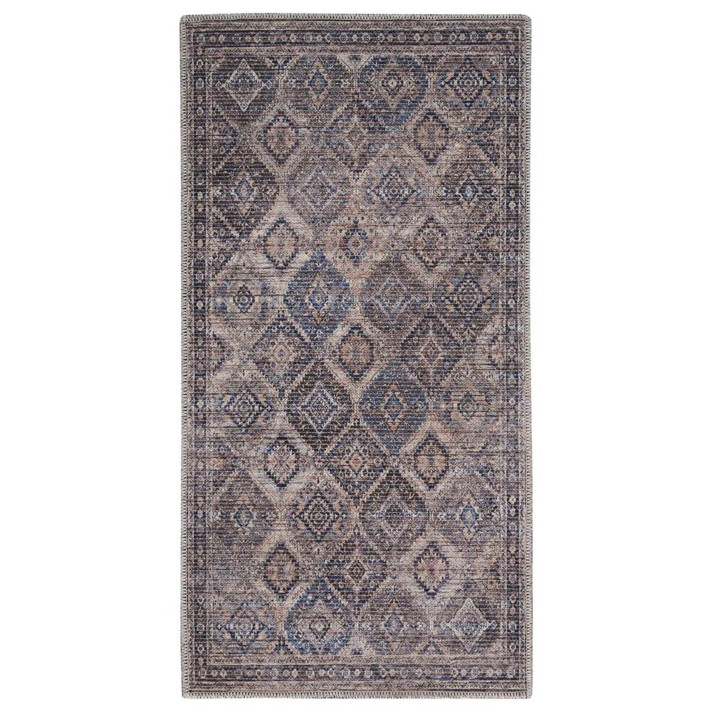 57 Grand by Nicole Curtis Series 1 2" x 3"9" Ivory, Grey and Latte Brown Area Rug, , large