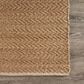 L&R Resources Natural Fiber 5" x 7"9" Bright White Area Rug, , large