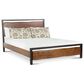 Home Trends & Design Aspen Platform King Bed in Walnut Brown and Antique Zinc, , large