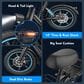 HOMLUX 650W 30-Mile Adults Electric Scooter with Pet Basket in Black, , large