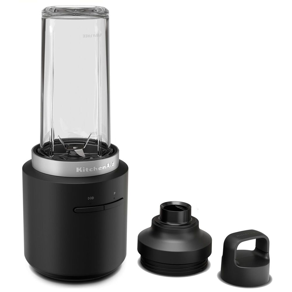 KitchenAid Go 2-Speed Cordless Personal Blender without Battery in Matte Black, , large