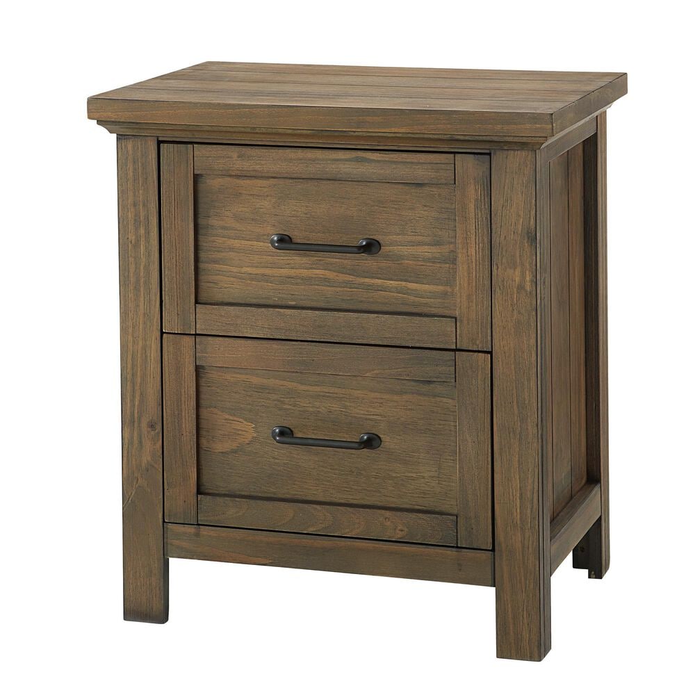 Eastern Shore Westfield 2 Drawer Nightstand in Harvest Brown, , large