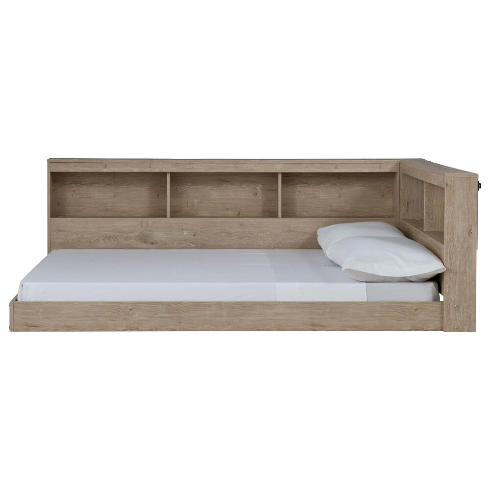 Ashley Oliah Full Bookcase Storage Bed in Natural, , large