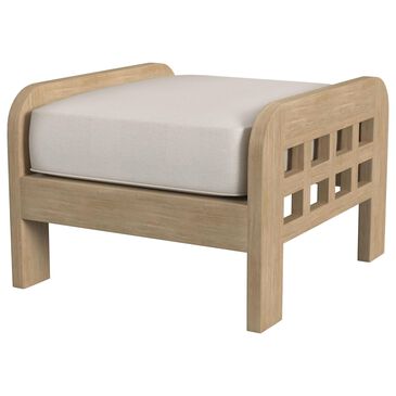Butler Monhegan Patio Ottoman in Natural Teak, , large