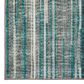 Dalyn Rug Company Amador 10" x 14" Teal Indoor/Outdoor Area Rug, , large