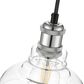 Golden Lighting Carver 1-Light Pendant in Chrome, , large