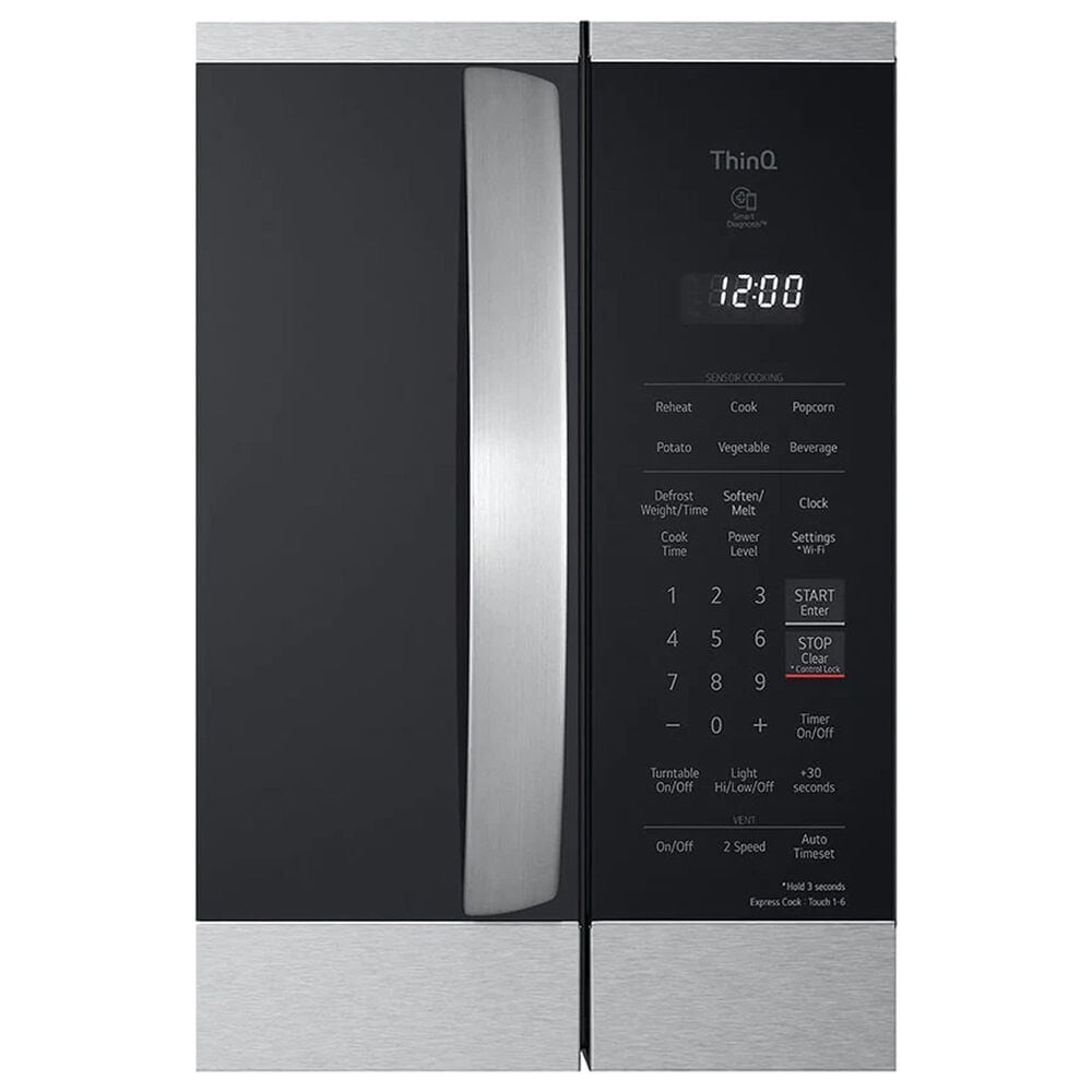 LG 1.8 Cu. Ft. Over-the-Range Microwave Oven with EasyClean in Stainless Steel, , large