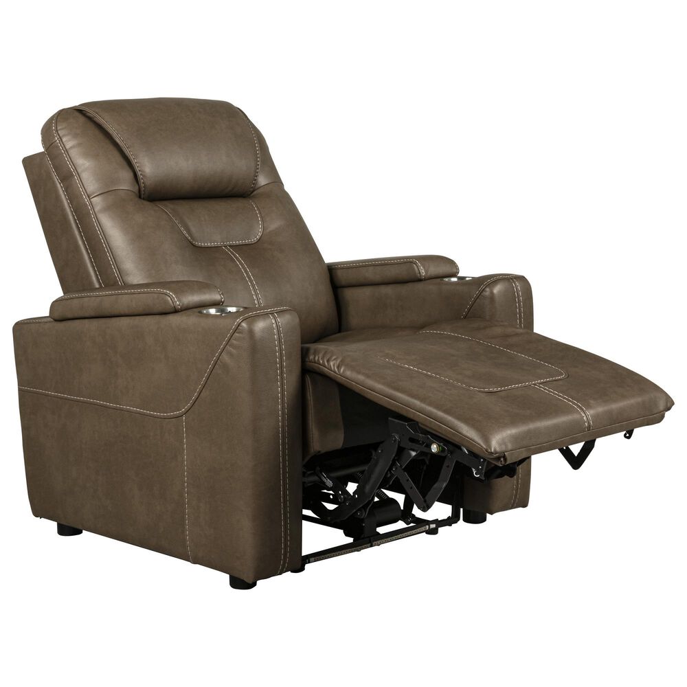 MotoMotion Media Recliner in Capriccio Cappuccino | Shop NFM 