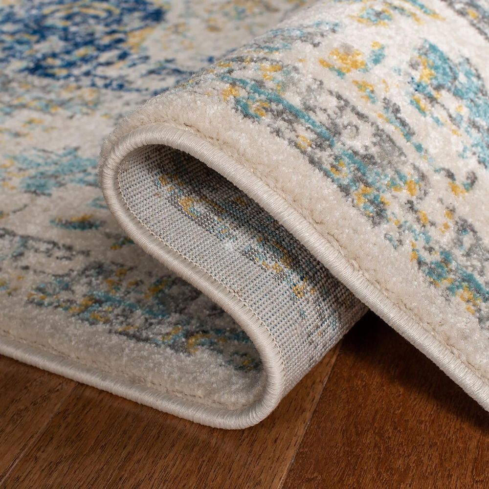 Safavieh Evoke EVK220C 11&#39; x 15&#39; Ivory and Blue Area Rug, , large