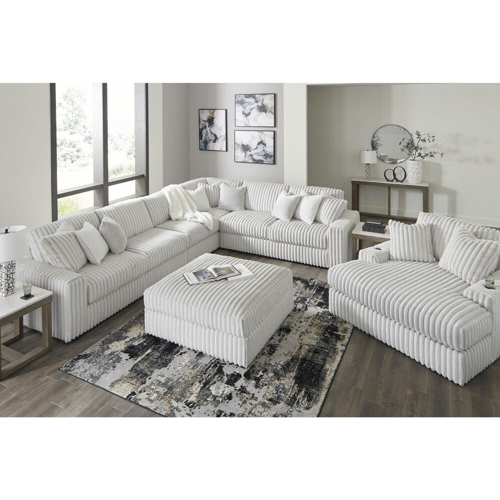 Ashley Stupendous Oversized Accent Ottoman in Alloy, , large