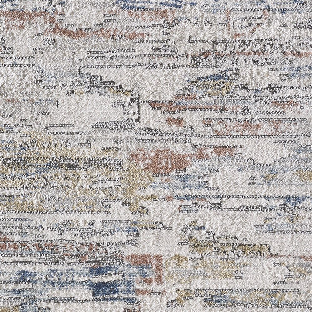 Central Oriental Orient Damaris 5&#39;3&quot; x 7&#39;3&quot; Ivory and Grey Area Rug, , large