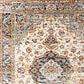 Amer Rugs Allure 2" x 3" Ivory and Navy Blue Area Rug, , large