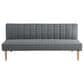 Lifestyle Solutions Salem Convertible Sofa in Gray, , large