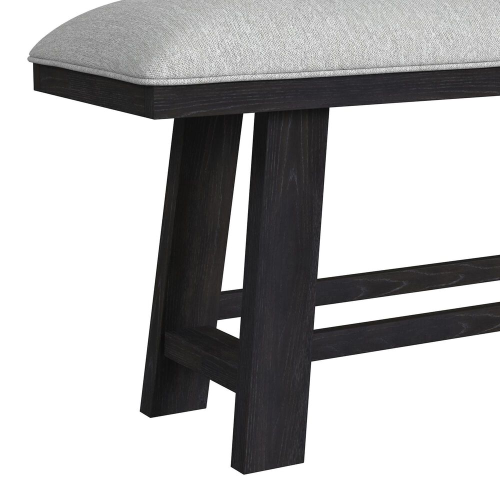 Mayberry Hill Transcend 6-Piece Rectangular Counter Height Dining Set in Charcoal, , large